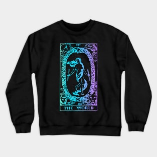 The World Tarot Card Crewneck Sweatshirt